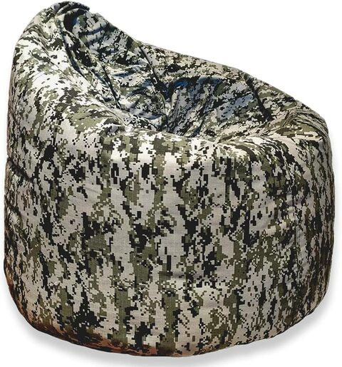 Luxe Decora - Camouflage bean bag