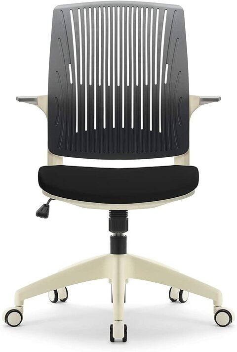 BASIC Chair, Ergonomic Desk Chair, Office & Computer Chair for Home & Office by Navodesk (BLACK & WHITE)