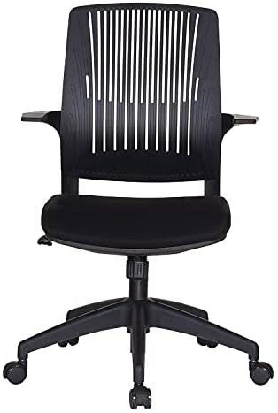 BASIC Chair, Ergonomic Desk Chair, Office & Computer Chair for Home & Office by Navodesk (PURE BLACK)