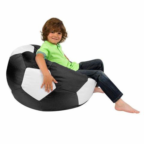 Comfy - Football Bean Bag Black &amp; White