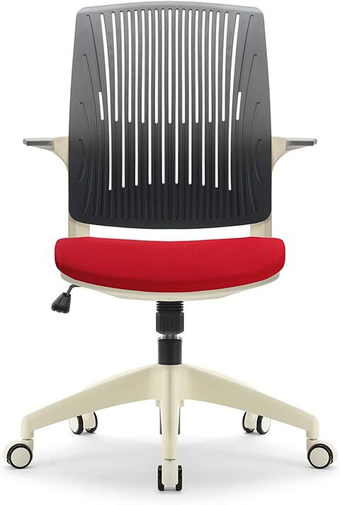 BASIC Chair, Ergonomic Desk Chair, Office & Computer Chair for Home & Office by Navodesk (RED)