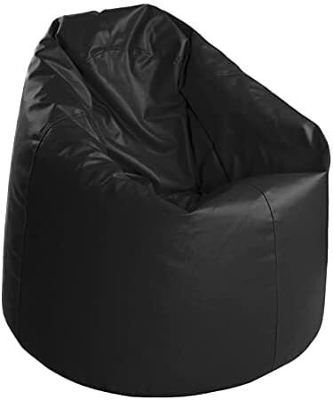 Luxe Decora PVC Bean Bag (Black)