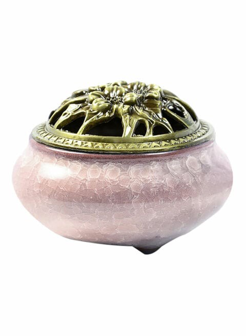 Generic Incense Burner Pink 8.5x4.6 cm