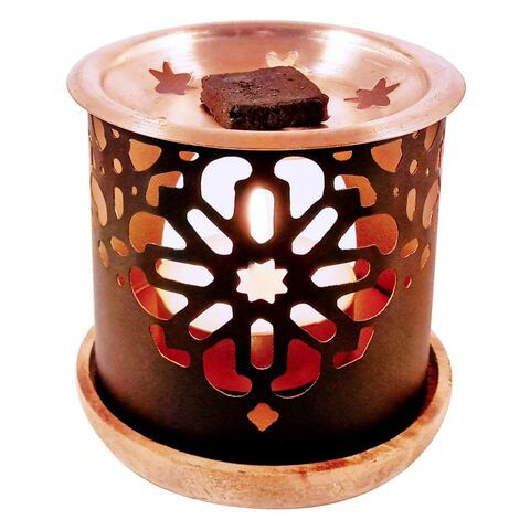 DUKHNI -PERSIAN - INSENCE EXOTIC BURNER HOLDER - BROWN