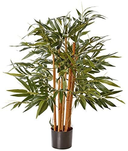 Nearly Natural 5281 Biggie Bamboo Silk Tree, 3-Feet, Green