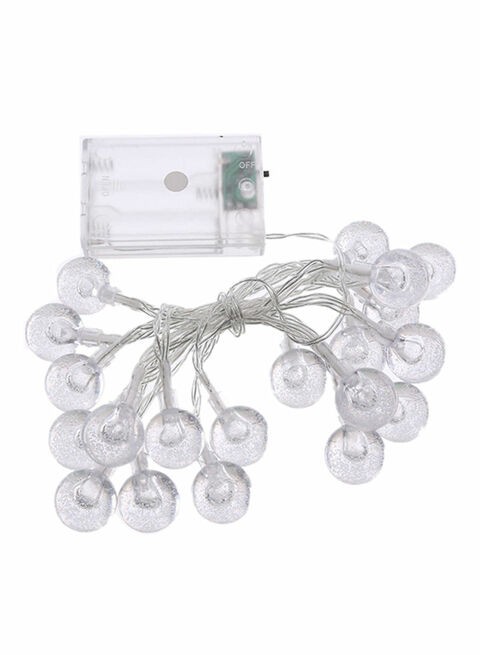 Generic Bubble Ball Shaped Christmas Tree String Lights Warm White 18&times;5&times;5Centimeter