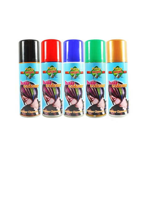 5PCS Party hair Spray Hair Colour Spray For Party New Year