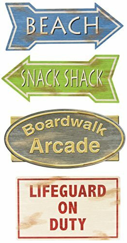 Beistle Beach Sign Cutouts (4/Pkg)