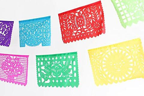 Mesachic Mexican Paper Picador Banner, Multicolor, Large Paper