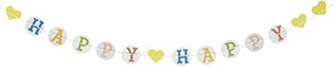 Glitz Design Color Me Happy Paper Garland 24&quot;-