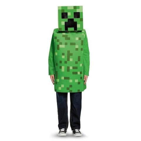 Minecraft Creeper Kids Classic Costume Boys Gaming Character