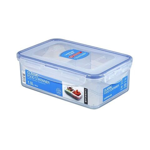 Lock &amp; Lock Container with Divider 1l