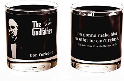 Ek Do Dhai Godfather Whisky Glass Set