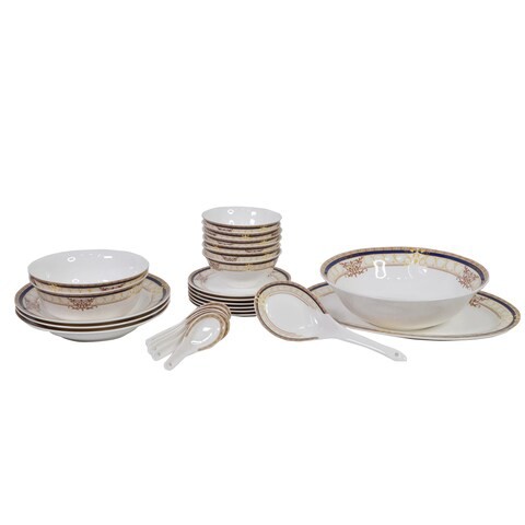 Silverstar - 26-Piece Golden Vienna Dinner Set