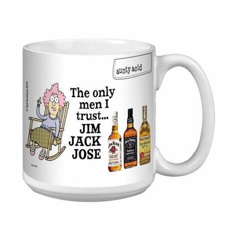 Tree-Free Greetings XM27785 Aunty Acid Artful Jumbo Mug, 20-Ounce, Jim Jack Jose