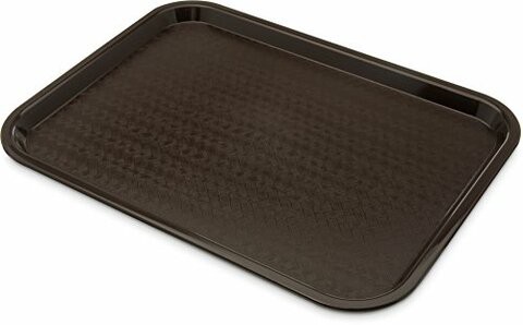 Carlisle Paddles Carlisle Ct121669 Caf Standard Cafeteria / Fast Food Tray, 12&quot; X 16&quot;, Chocolate