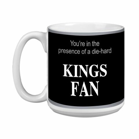 Tree-Free Greetings XM28181 Kings Hockey Fan Artful Jumbo Mug, 20-Ounce