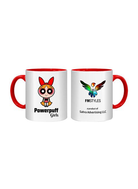 FMstyles Blossom Of Powerpuff Girls Printed Mug Multicolour 10ounce