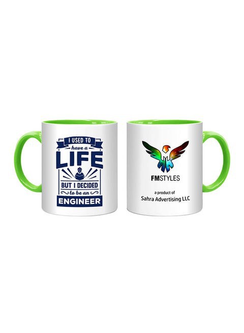 FMstyles I Had A Life, Engineer Printed Mug Multicolour 10ounce