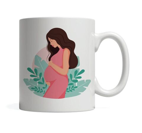 New Mommy Mother Printed Ceramic Tea and Coffee Mug 320ml   Coffee Mug   Tea Mug   Mug for Tea   Mug for Coffee   Mug for Gifting   Ceramic Coffee Mug   Printed Coffee Mug