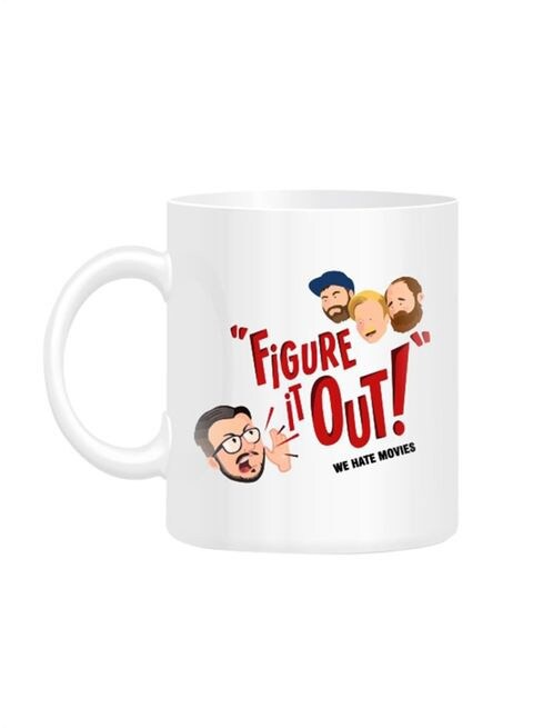 FMstyles Figure It Out Printed Mug White 10 cm