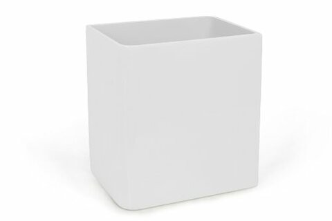 Kassatex Lacca Waste Basket, White