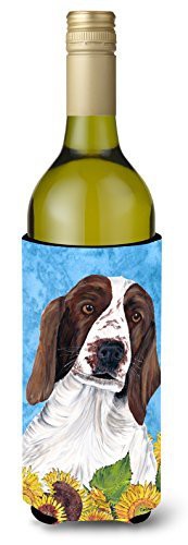 Caroline&#39;s Treasures Sc9078Literk Welsh Springer Spaniel Wine Bottle Beverage Insulator Beverage Insulator Hugger, Wine Bottle, Multicolor