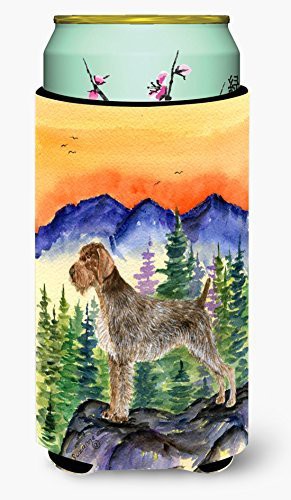 Caroline&#39;s Treasures Ss8226Tbc German Wirehaired Pointer Tall Boy Beverage Insulator Beverage Insulator Hugger, Tall Boy, Multicolor