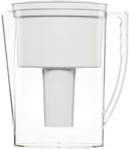 Brita Slim Water Filter Pitcher, 5 Cup food, White