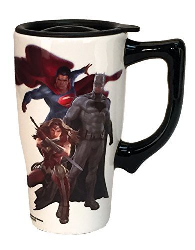 Spoontiques&quot;Dawn Of Justice Char&quot; Travel Mug, Multicolor