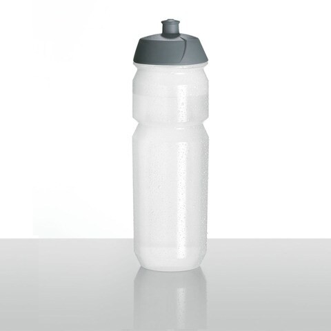 Tacx Cycling Water Bottle with Leak Proof Spout | 100% Bio-degradable | Made in Netherlands (Grey)