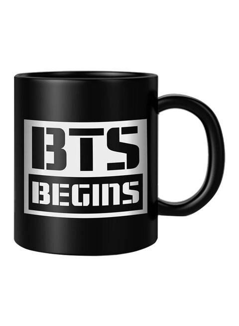 FMstyles BTS Begins Quality Mug White/Black 10 cm