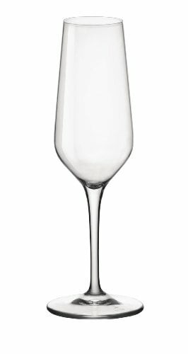 Bormioli Rocco Electra Flute Glasses, Clear, Set of 6