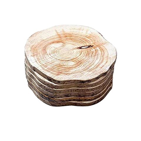 Lingwei - Premium Quality Coasters For Drinks Set Of 8 Wood Housewarming Gifts For New Home House Warming Presents Decor Wedding Registry, Living Room Decorations