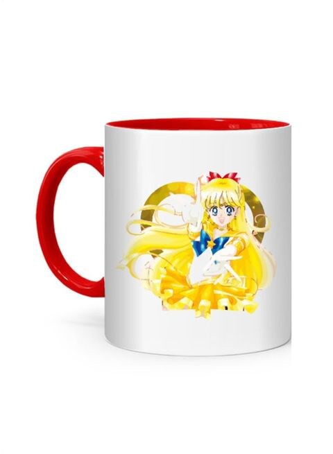 FMstyles Eternal Sailor Venus Printed Mug White/Red 10 cm