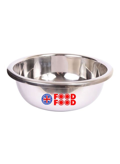 Generic Stainless Steel Mixing Bowl Silver 70cm