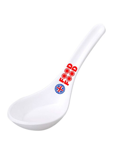 Generic Melamine Soup Spoon White 13.5cm