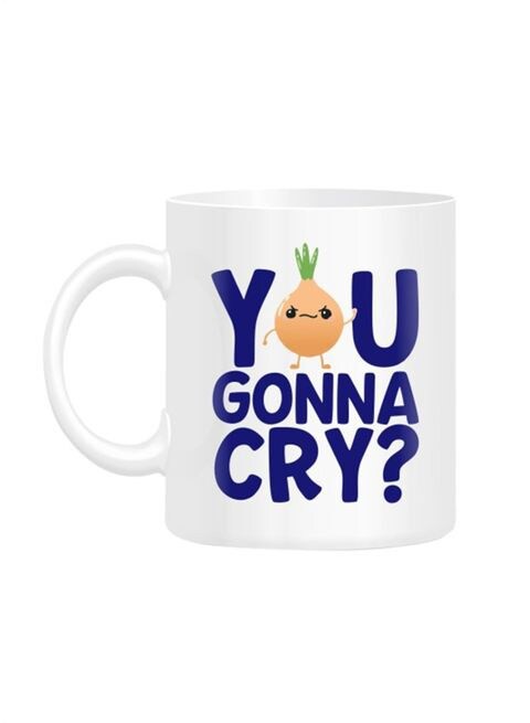 FMstyles You Gonna Cry Printed Mug White 10 cm