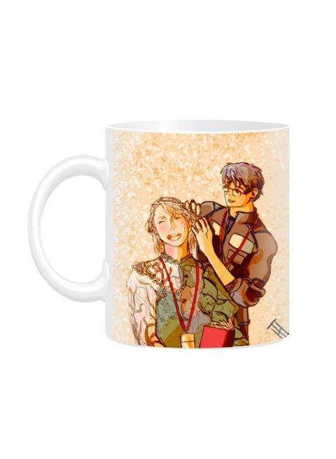 FMstyles Braiding Design Printed Mug White 10 cm