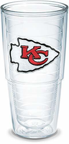 Tervis Nfl Kansas City Chiefs Individual Emblem Tumbler, 24 Oz, Clear -