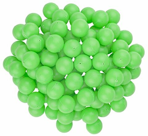 Fairly Odd Novelties 3/4&quot; Mini Ping Pong/Table Tennis/Beer Pong Round Balls (100 Pack), 19Mm, Green