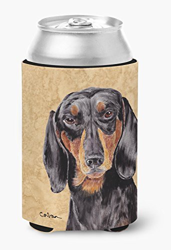 Caroline&#39;s Treasures Sc9139Cc Dachshund Can Or Bottle Beverage Insulator Hugger, Can Hugger, Multicolor