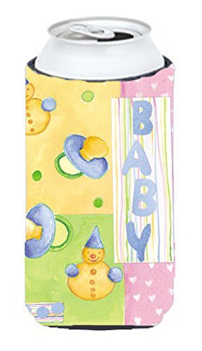 Caroline&#39;s Treasures Aph3631Tbc New Baby Tall Boy Beverage Insulator Hugger, Tall Boy, Multicolor