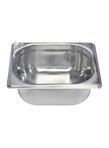 Gastronorm Pan Silver 17.6 x 16.2 x 6.5centimeter