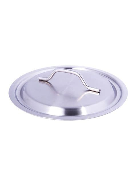 Stainless Steel Saucepan Lid Silver 18centimeter