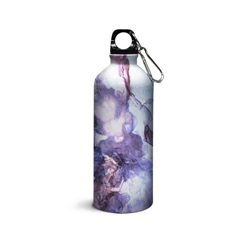 Purple smoke marble Sipper Bottle