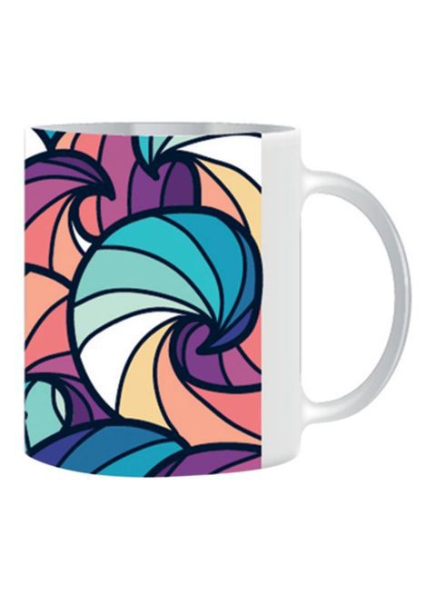 Giftex Art Pattern Colourful Design Mug Multicolour 11Ounce