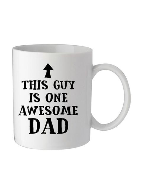 Giftex This Guy Is Awesome Dad Printed Mug White/Black 11.5X10.5X10.5cm