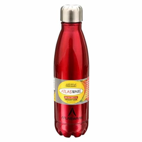 Atlas Stainless Steel Vacuum Flask Red 700ml