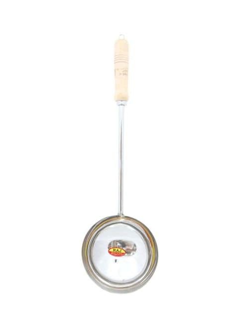 Stainless Steel Laddle Spoon Silver 58centimeter